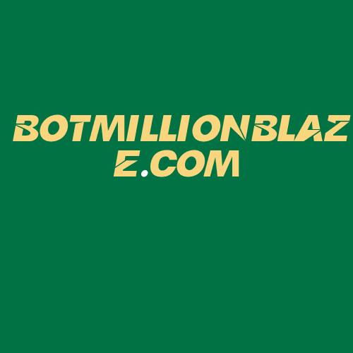 Logo da BOTMILLIONBLAZE